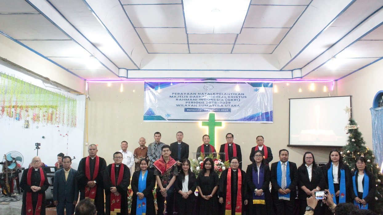 Perayaan Natal dan Pelantikan Pengurus MD Sinode GKRI Wilayah Sumut Digelar di Berastagi