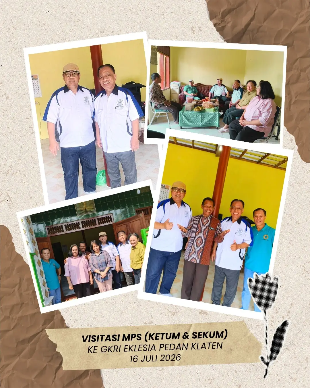 Menjaga Nyala Semangat Pelayanan: Kunjungan Pastoral Majelis Pusat Sinode GKRI ke GKRI Eklesia, Pedan