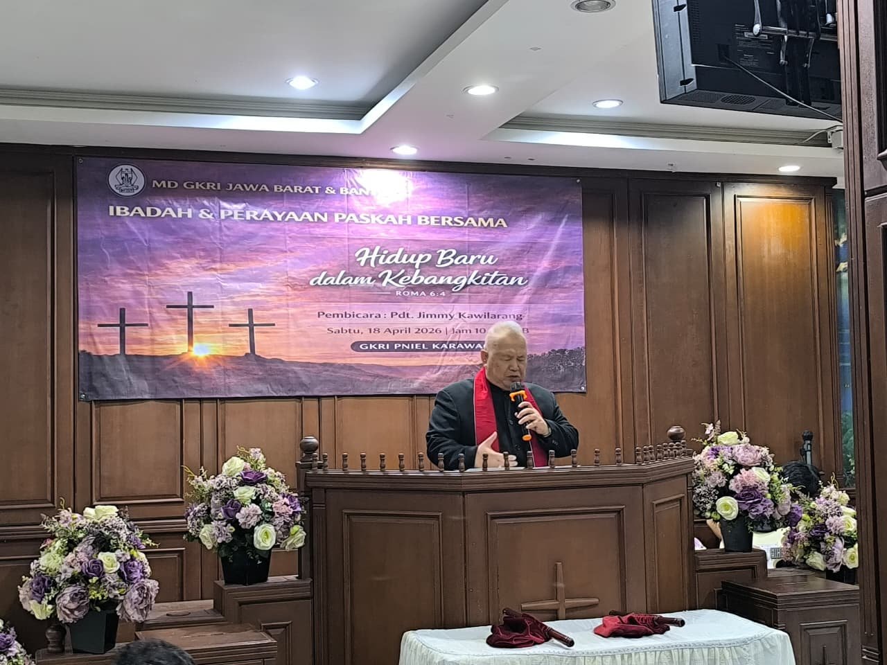 IBADAH & PERAYAAN PASKAH MD GKRI JABAR–BANTEN  Meneguhkan Hidup Baru dalam Kebangkitan Kristus. Roma 6:4